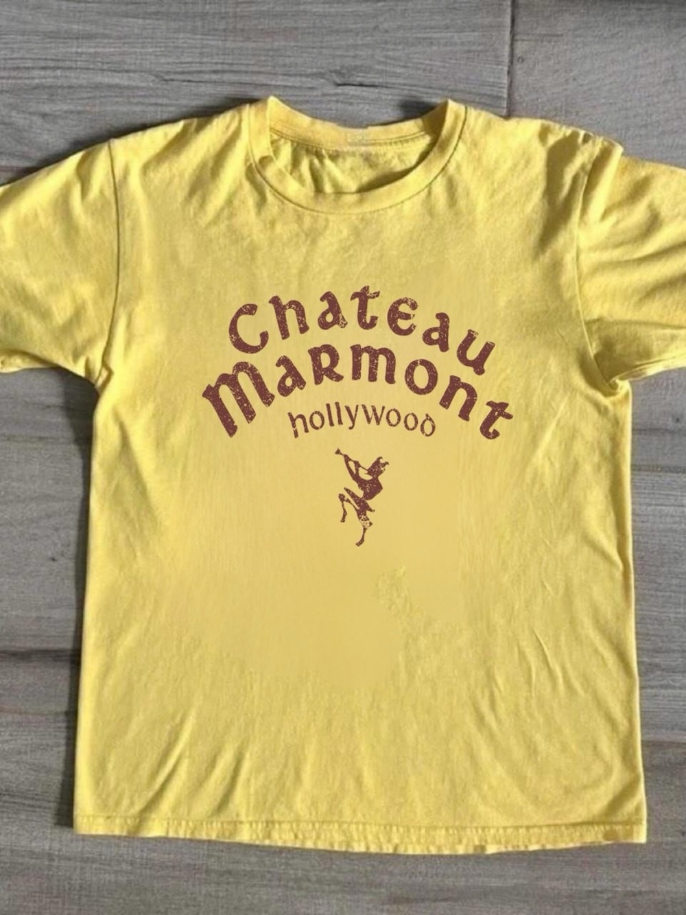 Gildan chateau marmot Yellow Graphic Tee